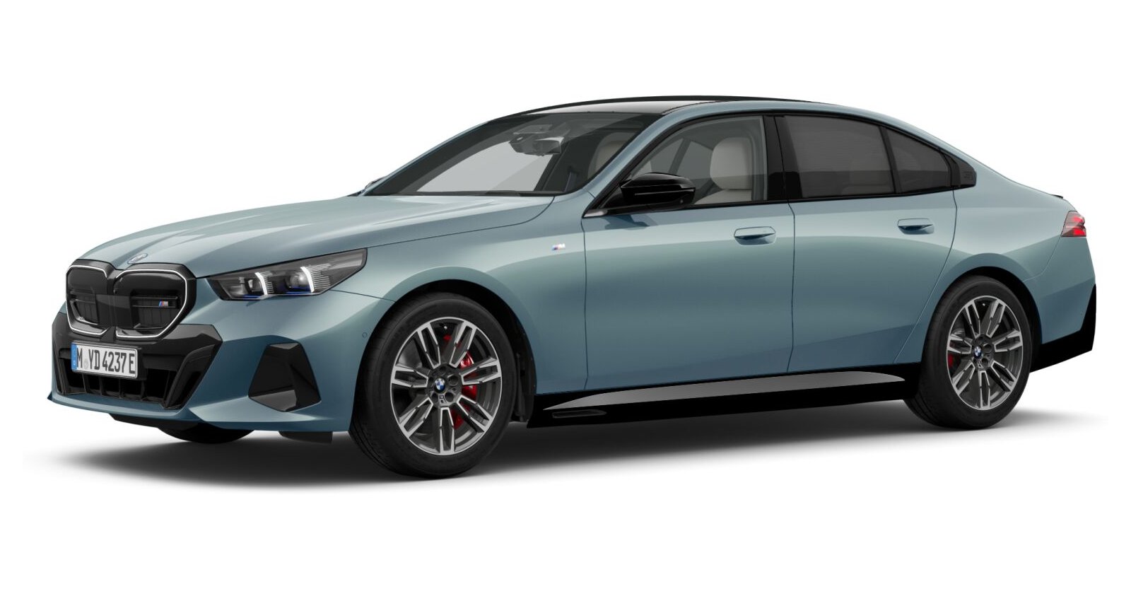 BMW BMW I in Grün von vorne