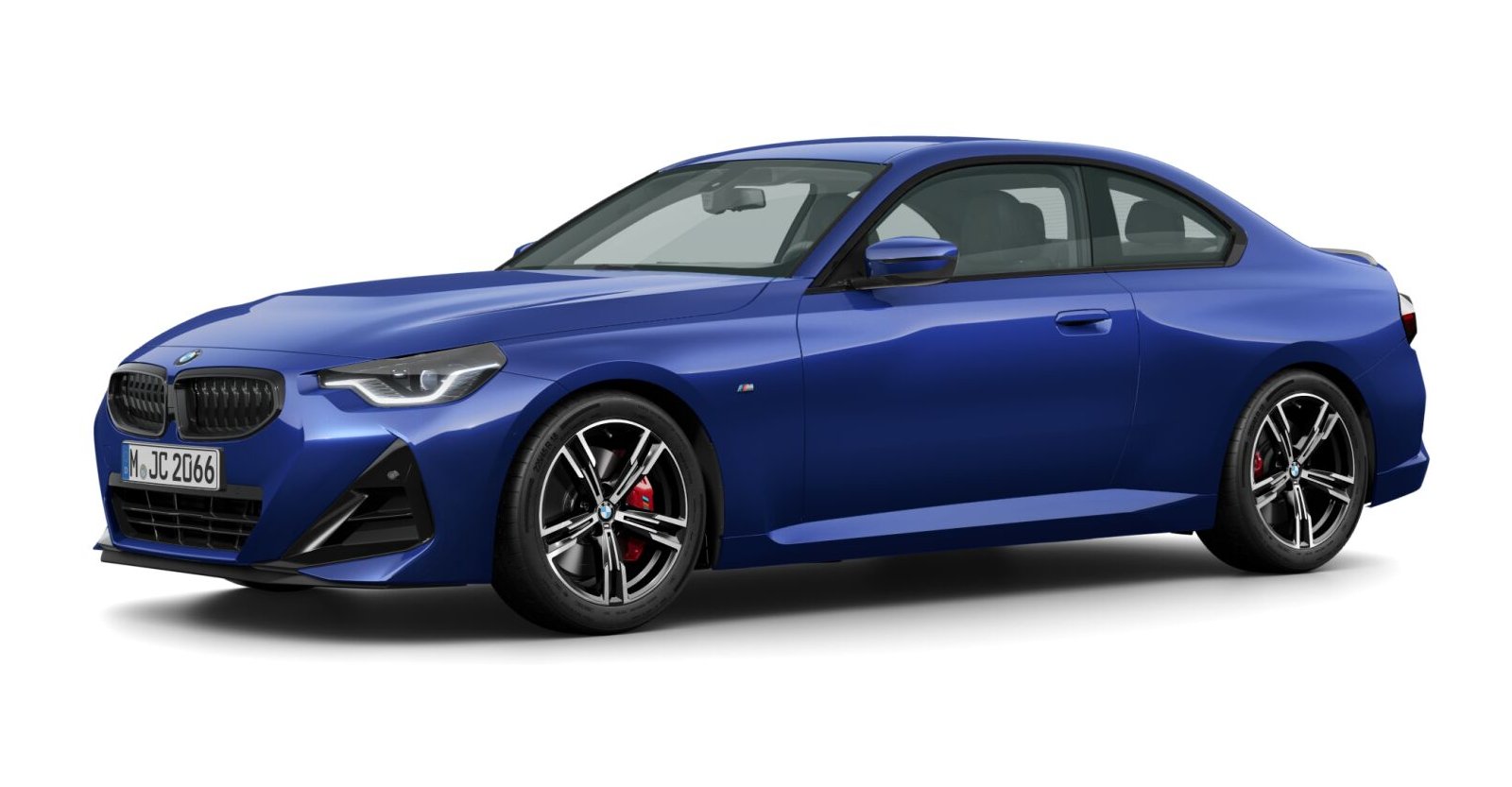 BMW BMW 2er in Blau von vorne