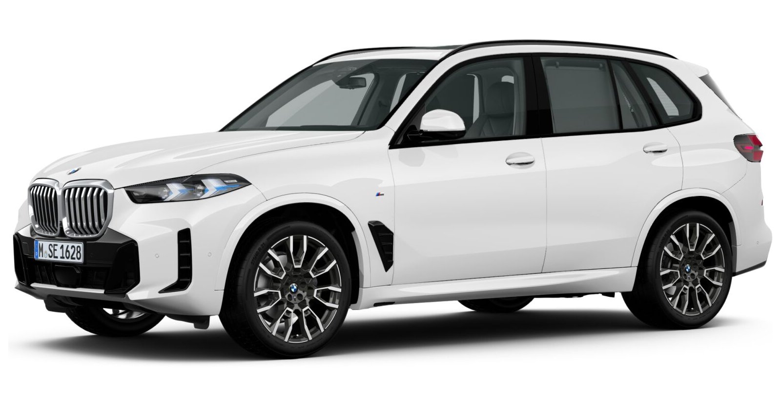 BMW X5 xDrive30d in Weiß von vorne BMW X5 xDrive30d in Weiß von vorne
