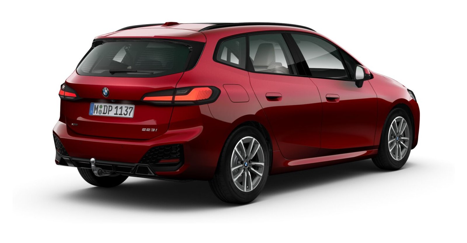 BMW BMW 2er in Rot von hinten BMW BMW 2er in Rot von hinten