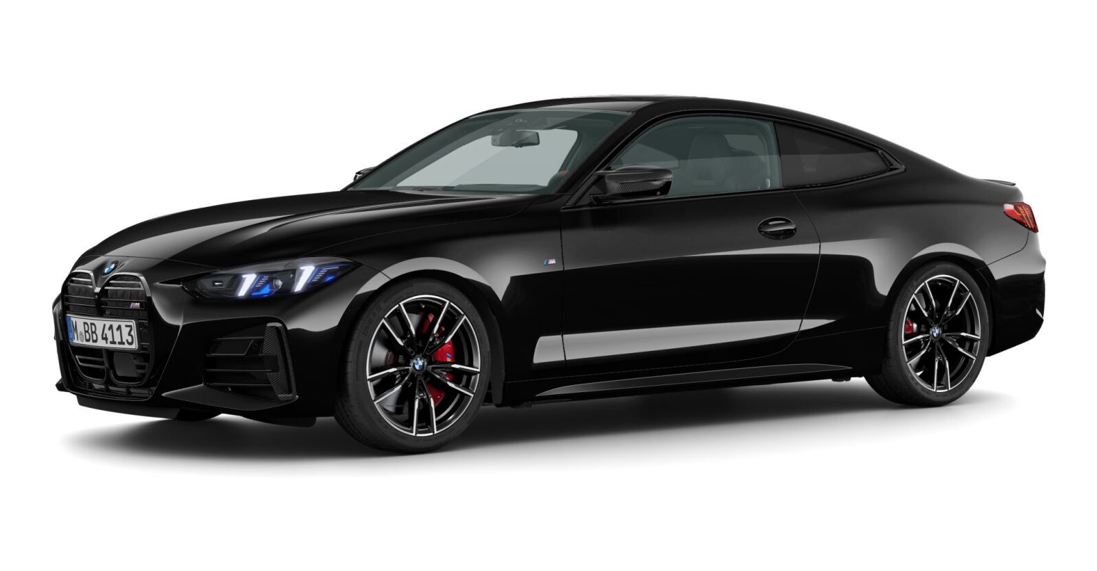 BMW BMW 4er in Schwarz von vorne