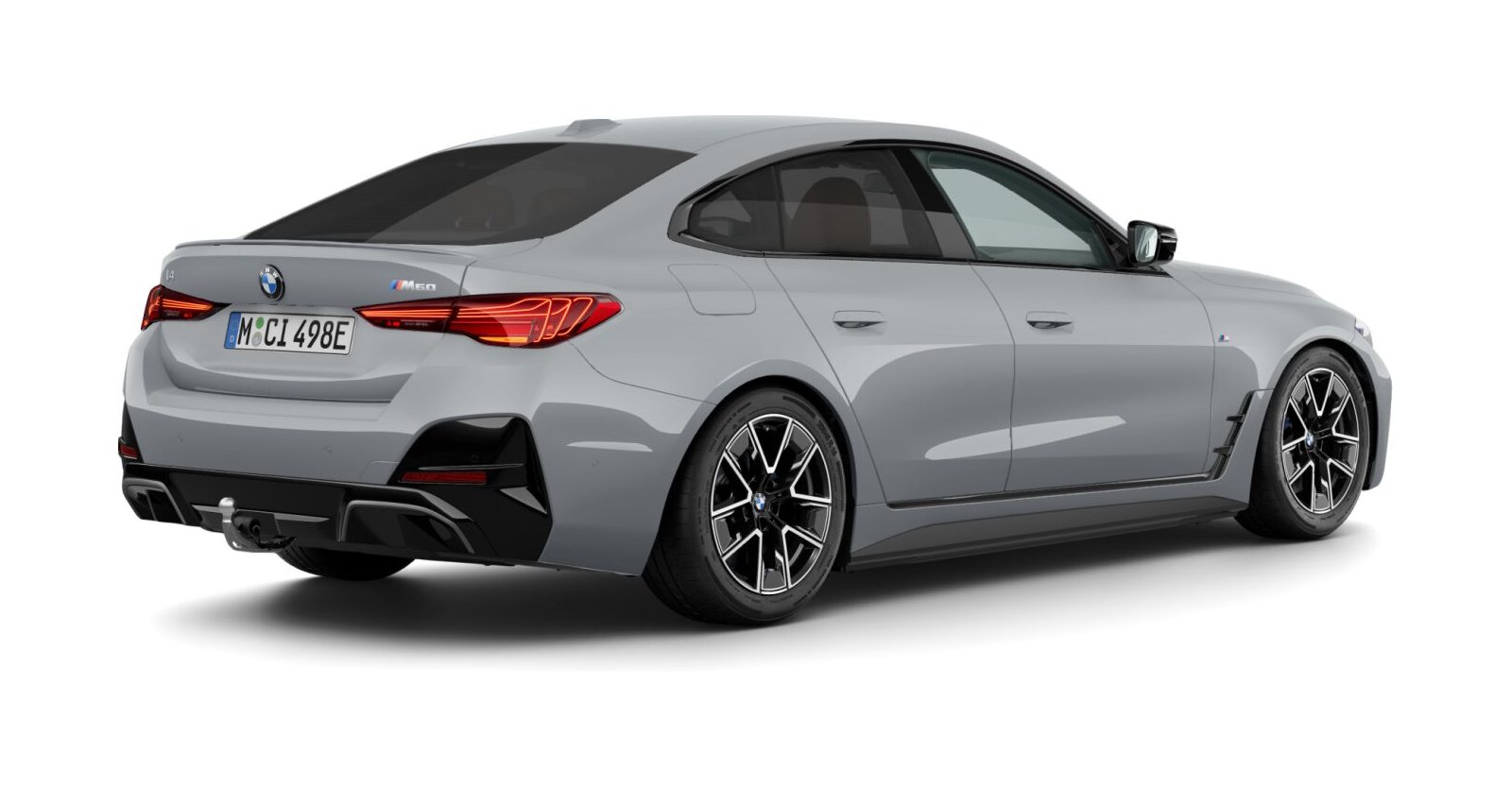 BMW BMW I in Grau von hinten