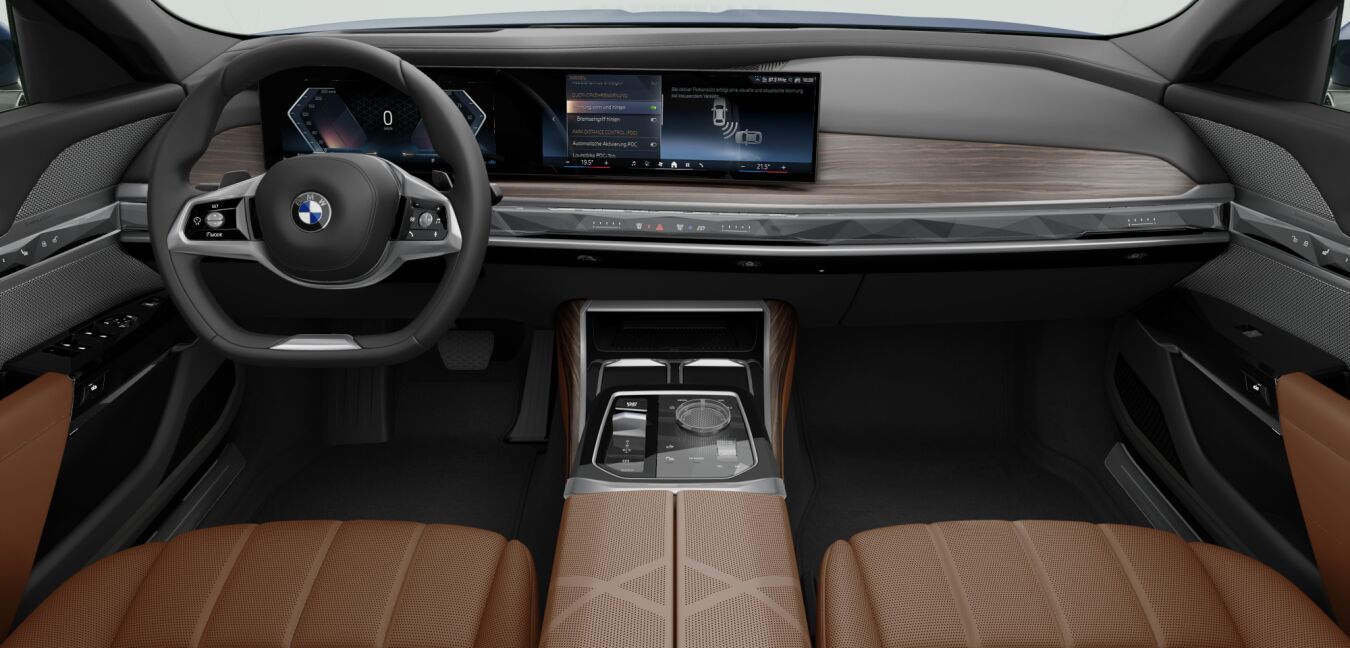 BMW BMW 7er im Innenraum von vorne