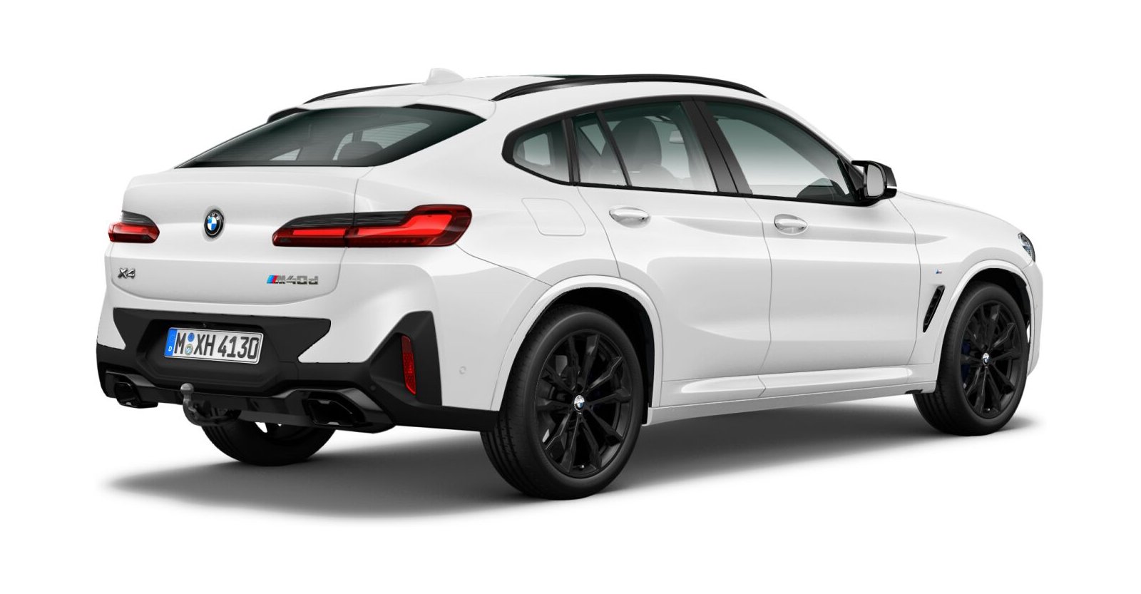 BMW BMW X in Weiß von hinten BMW BMW X in Weiß von hinten