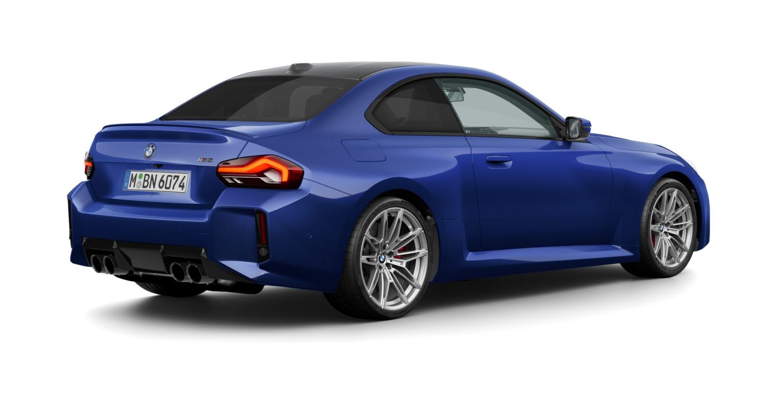 BMW BMW M in Blau von hinten BMW BMW M in Blau von hinten