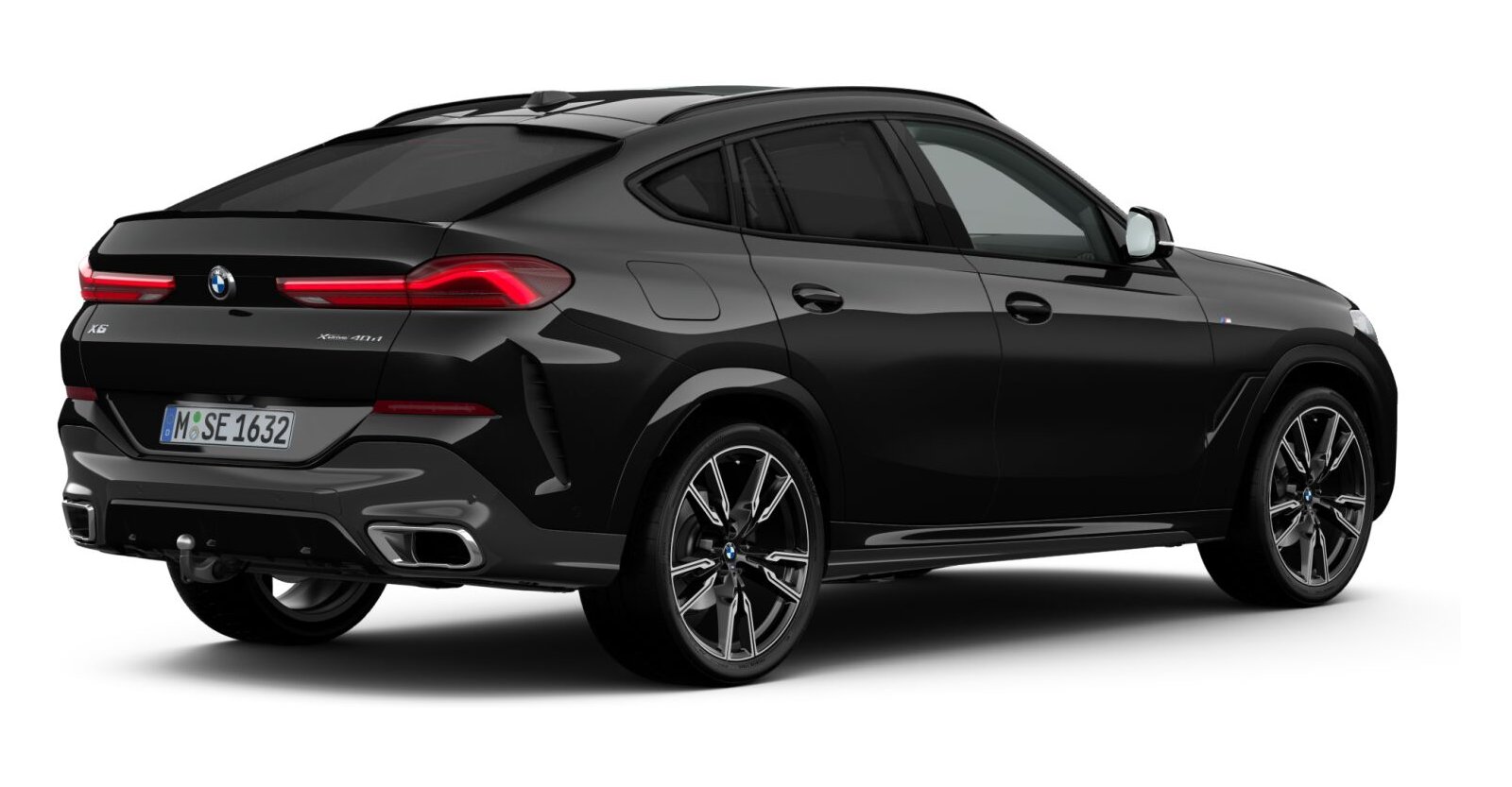 BMW BMW X in Schwarz von hinten BMW BMW X in Schwarz von hinten