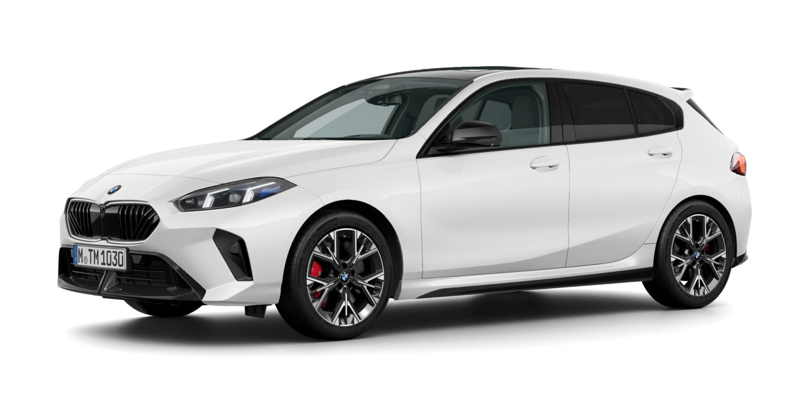 BMW BMW 1er in Weiß von vorne