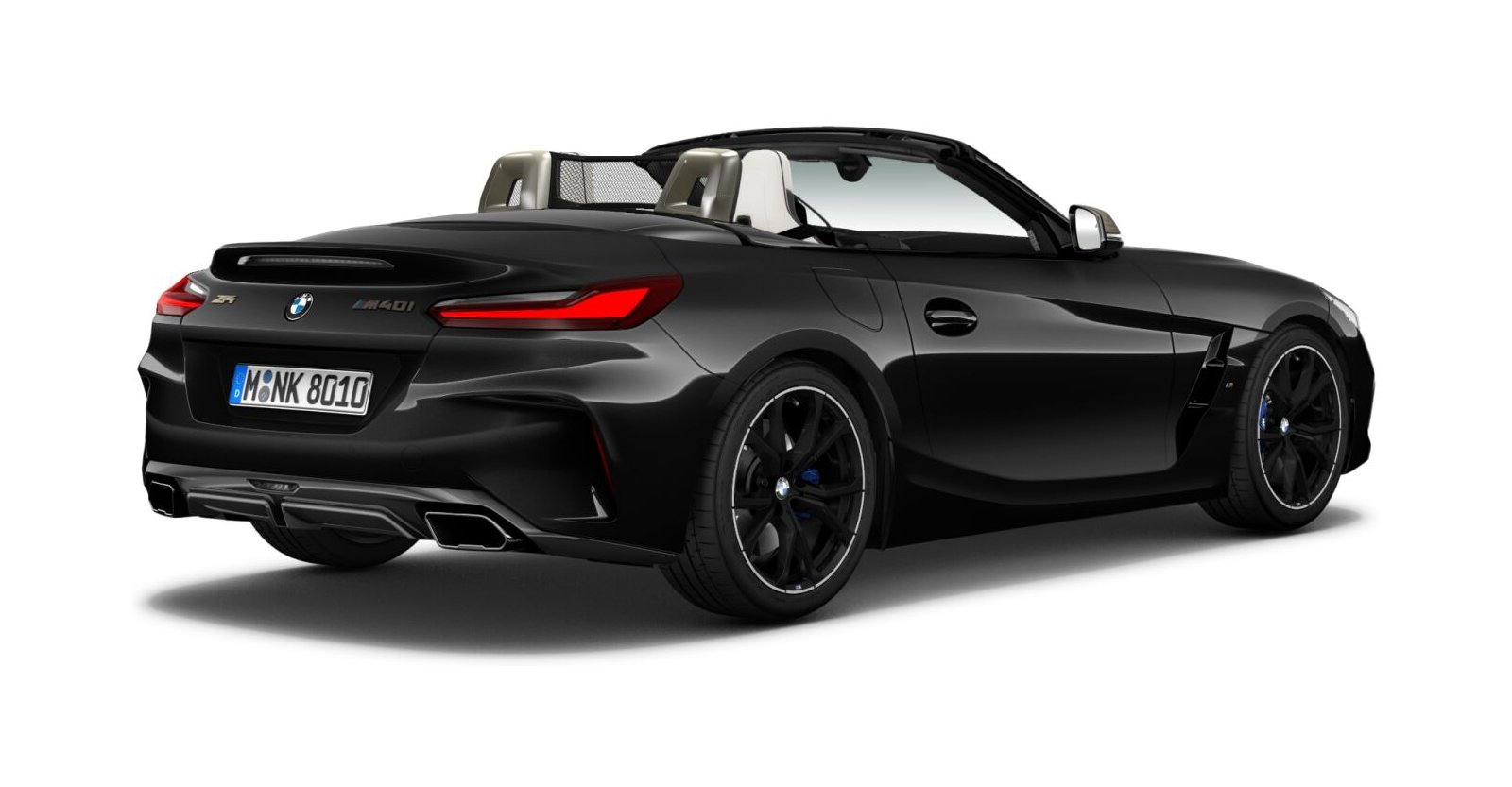BMW BMW Z in Schwarz von hinten BMW BMW Z in Schwarz von hinten