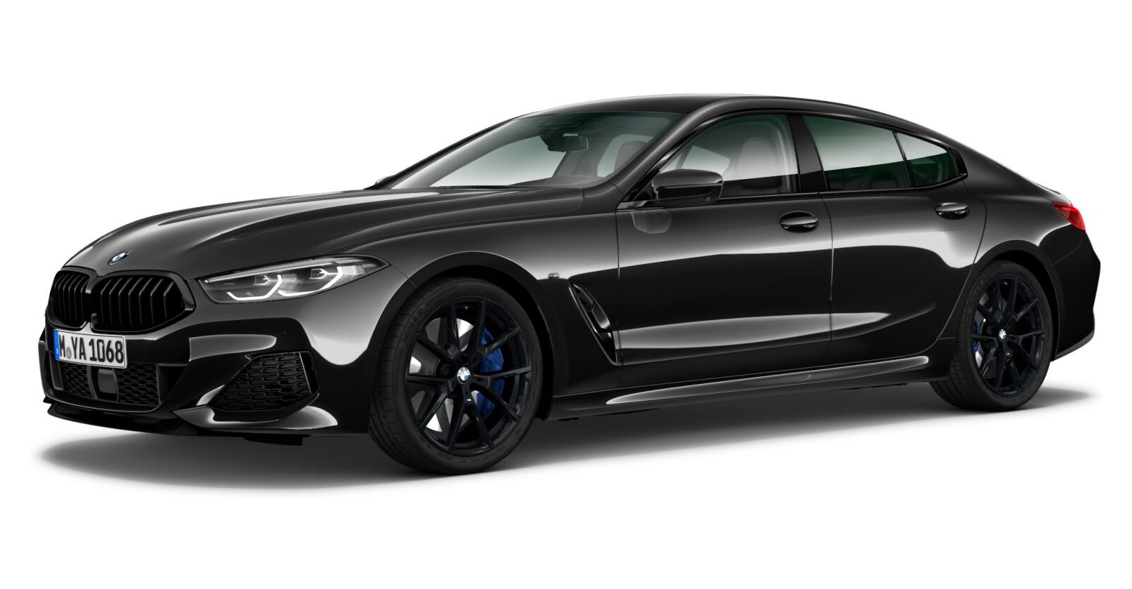 BMW BMW 8er in Schwarz von vorne BMW BMW 8er in Schwarz von vorne