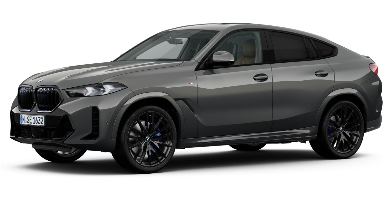 BMW X6 xDrive30d M Sport in Grau von vorne