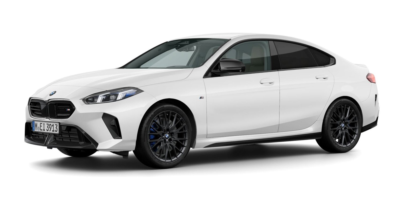 BMW M235 xDrive Gran Coupé in Weiß von vorne BMW M235 xDrive Gran Coupé in Weiß von vorne