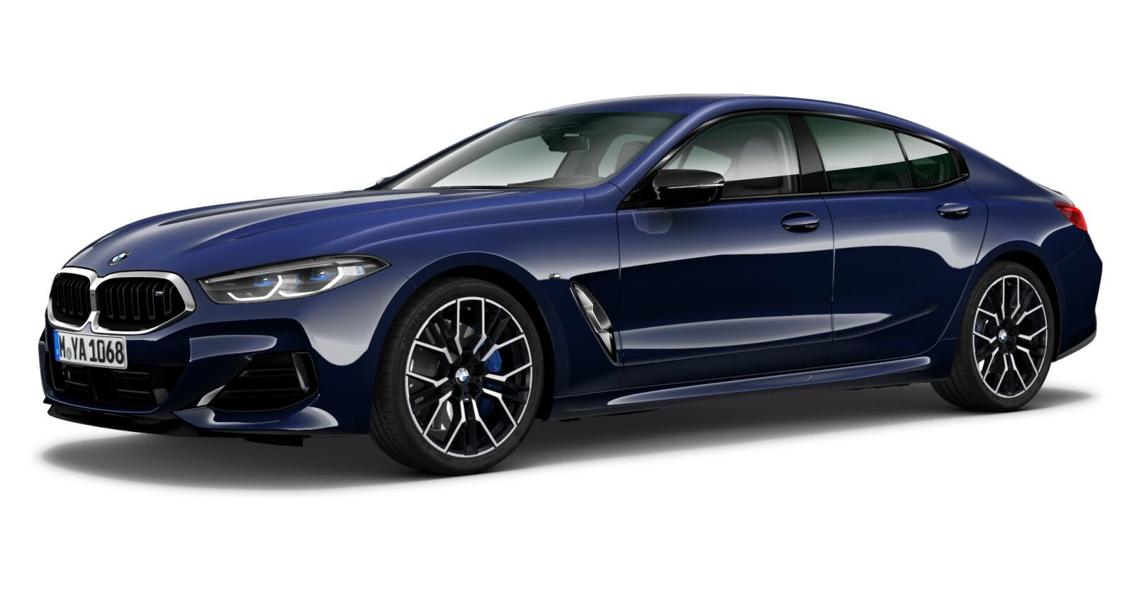 BMW BMW 8er in Blau von vorne BMW BMW 8er in Blau von vorne