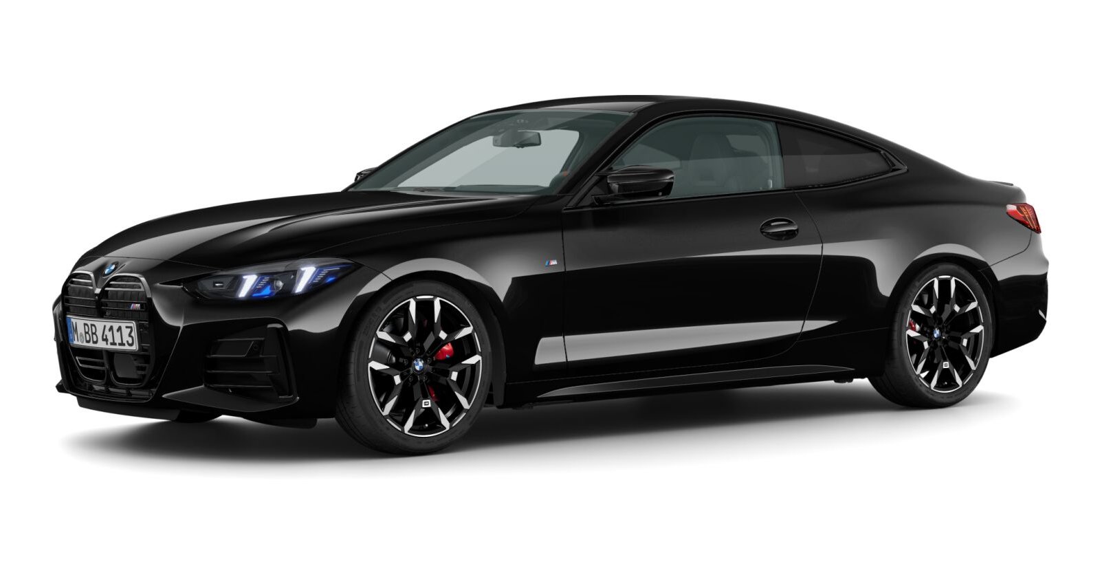 BMW BMW 4er in Schwarz von vorne
