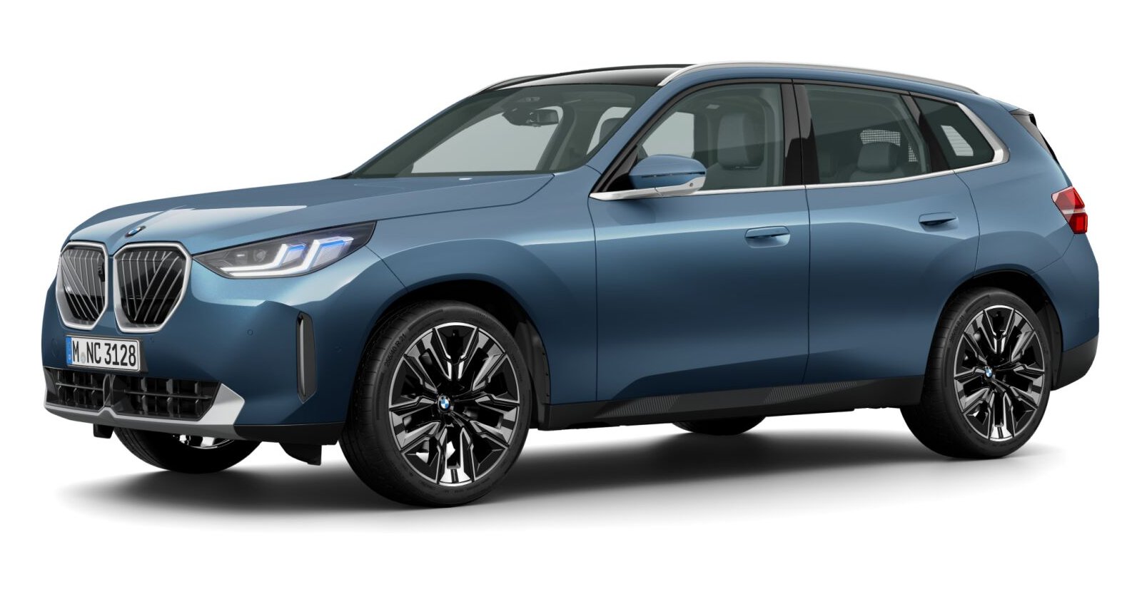 BMW BMW X in Blau von vorne BMW BMW X in Blau von vorne