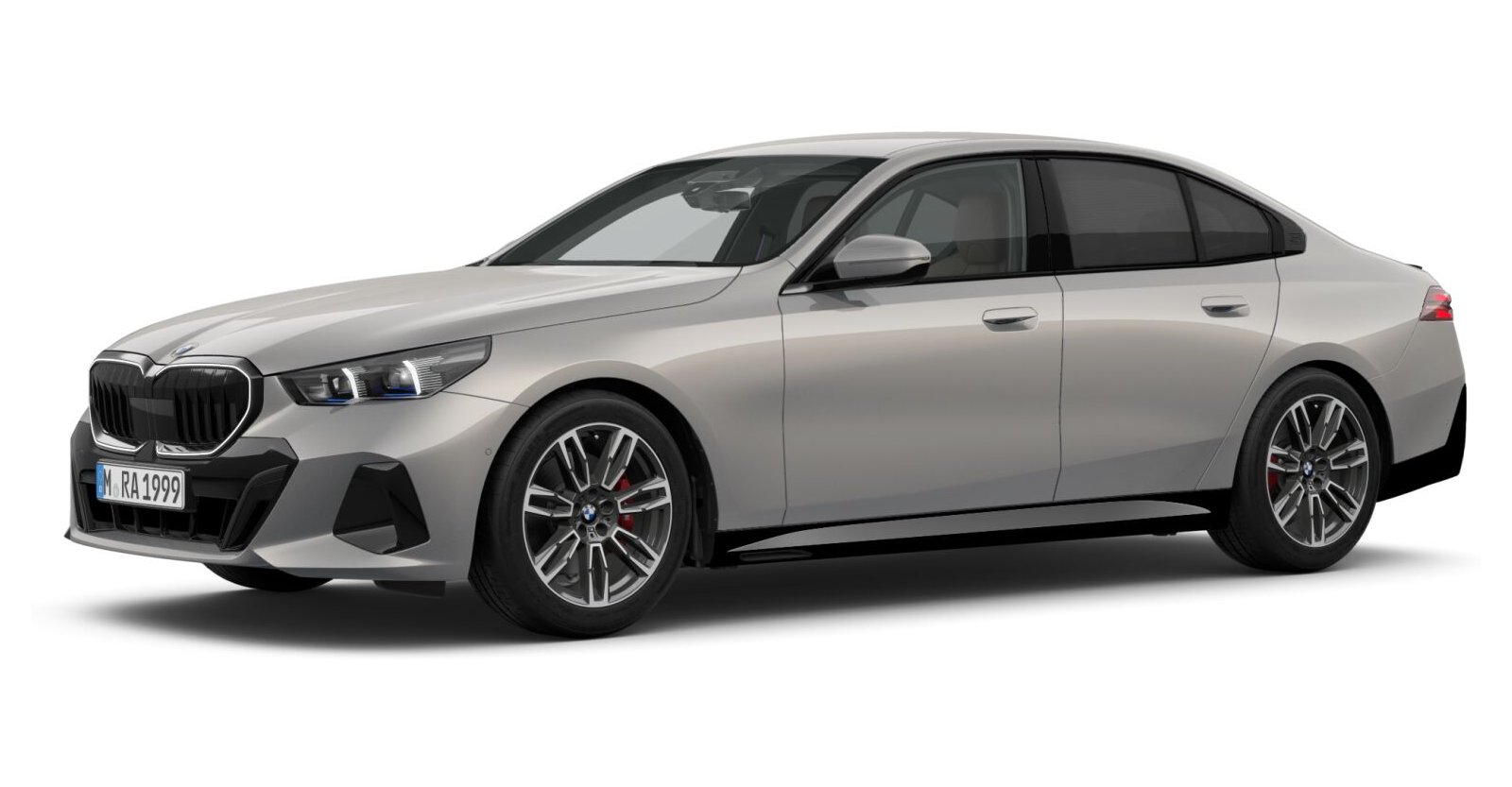 BMW BMW 5er in Grau von vorne BMW BMW 5er in Grau von vorne
