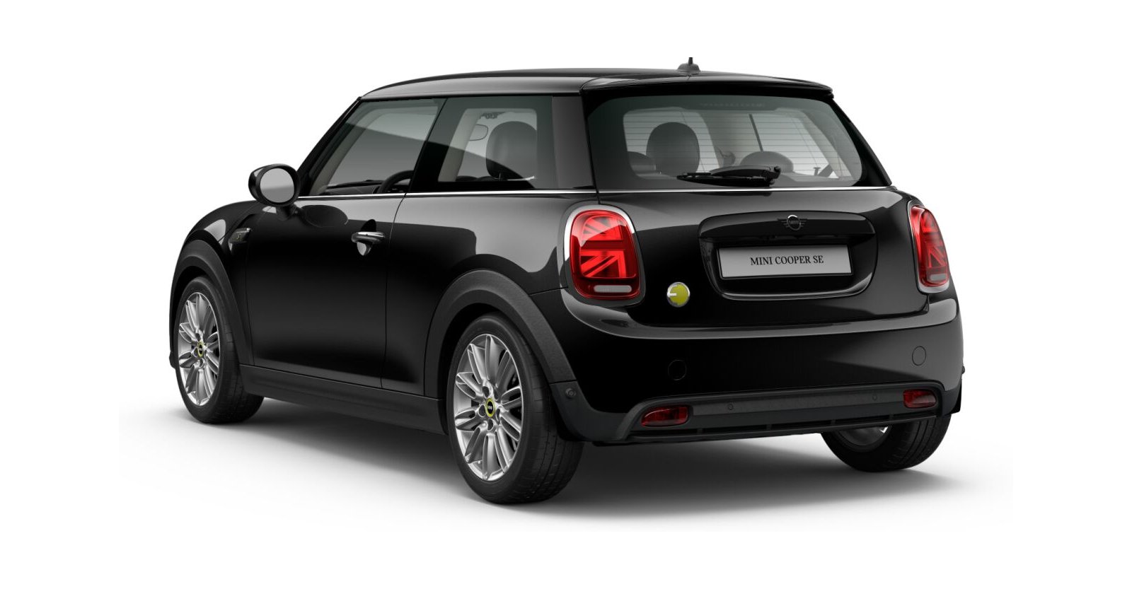 MINI MINI 3-Türer in Schwarz von hinten MINI MINI 3-Türer in Schwarz von hinten
