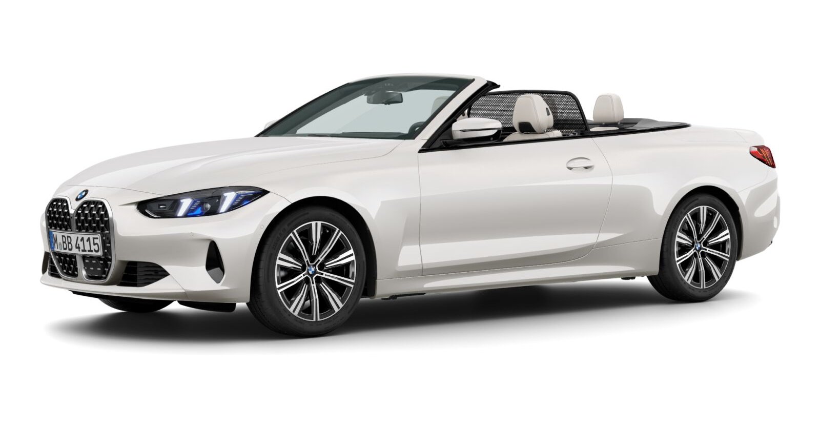 BMW BMW 4er in Weiß von vorne