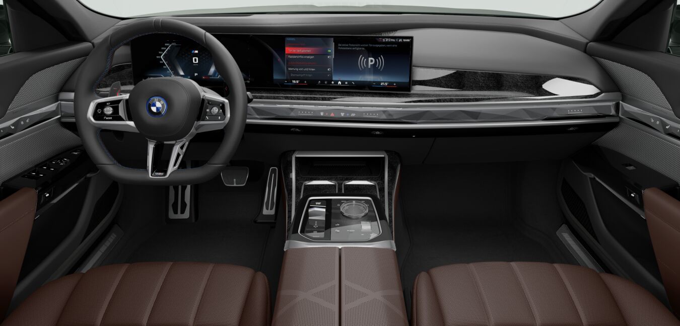 BMW BMW 7er im Innenraum von vorne