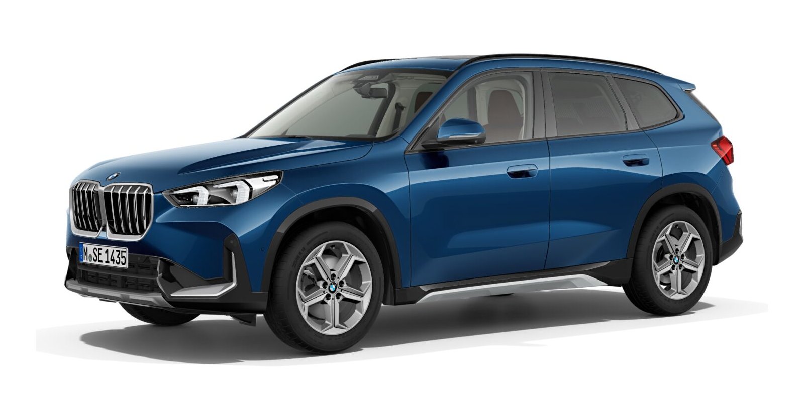 BMW BMW X in Blau von vorne BMW BMW X in Blau von vorne