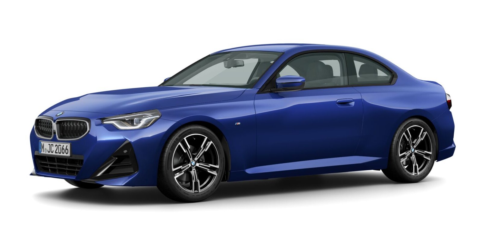 BMW BMW 2er in Blau von vorne BMW BMW 2er in Blau von vorne
