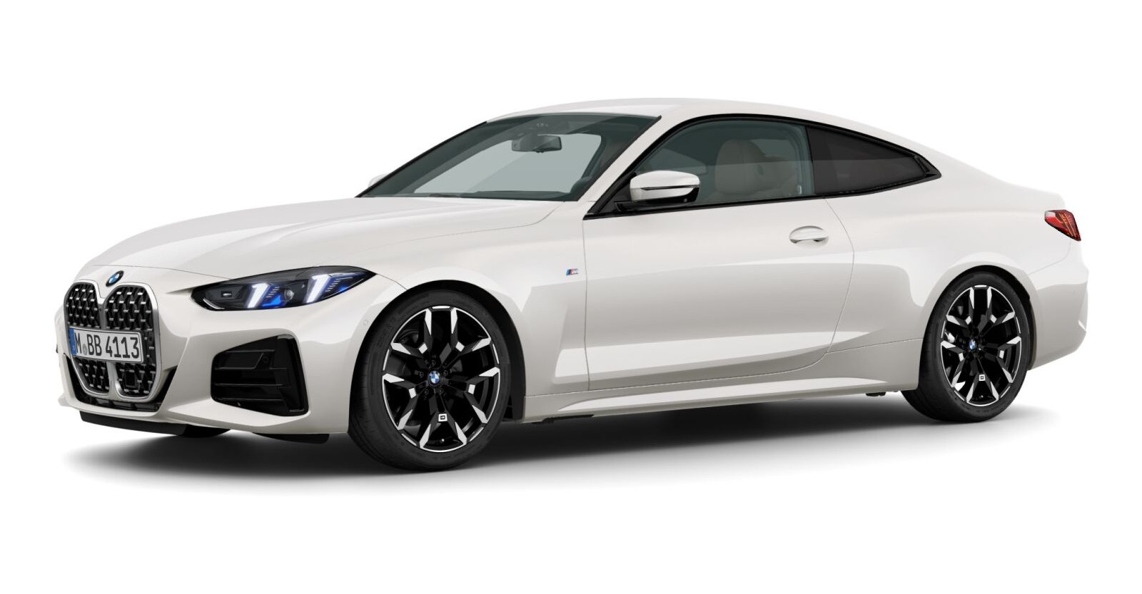 BMW BMW 4er in Weiß von vorne
