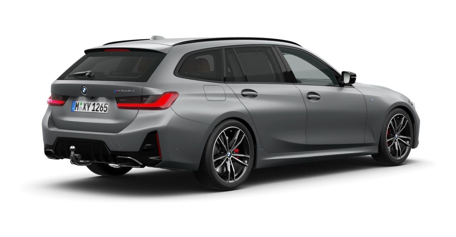BMW BMW 3er in Grau von hinten