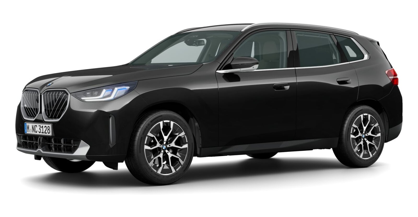 BMW X3 20d xDrive in Schwarz von vorne