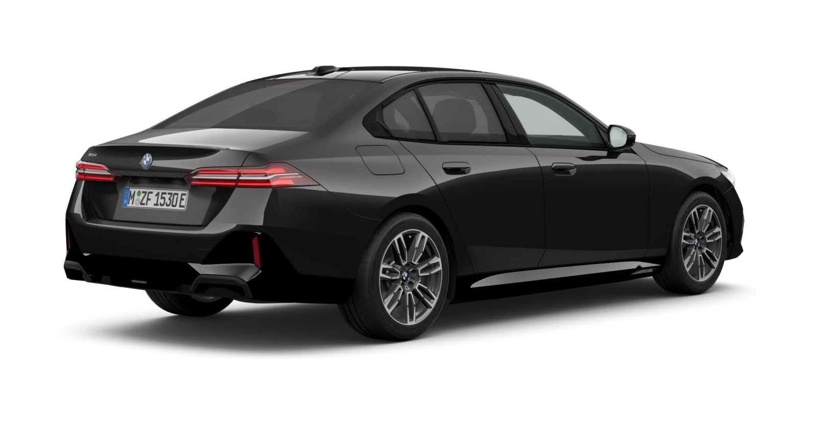 BMW BMW 5er in Schwarz von hinten BMW BMW 5er in Schwarz von hinten