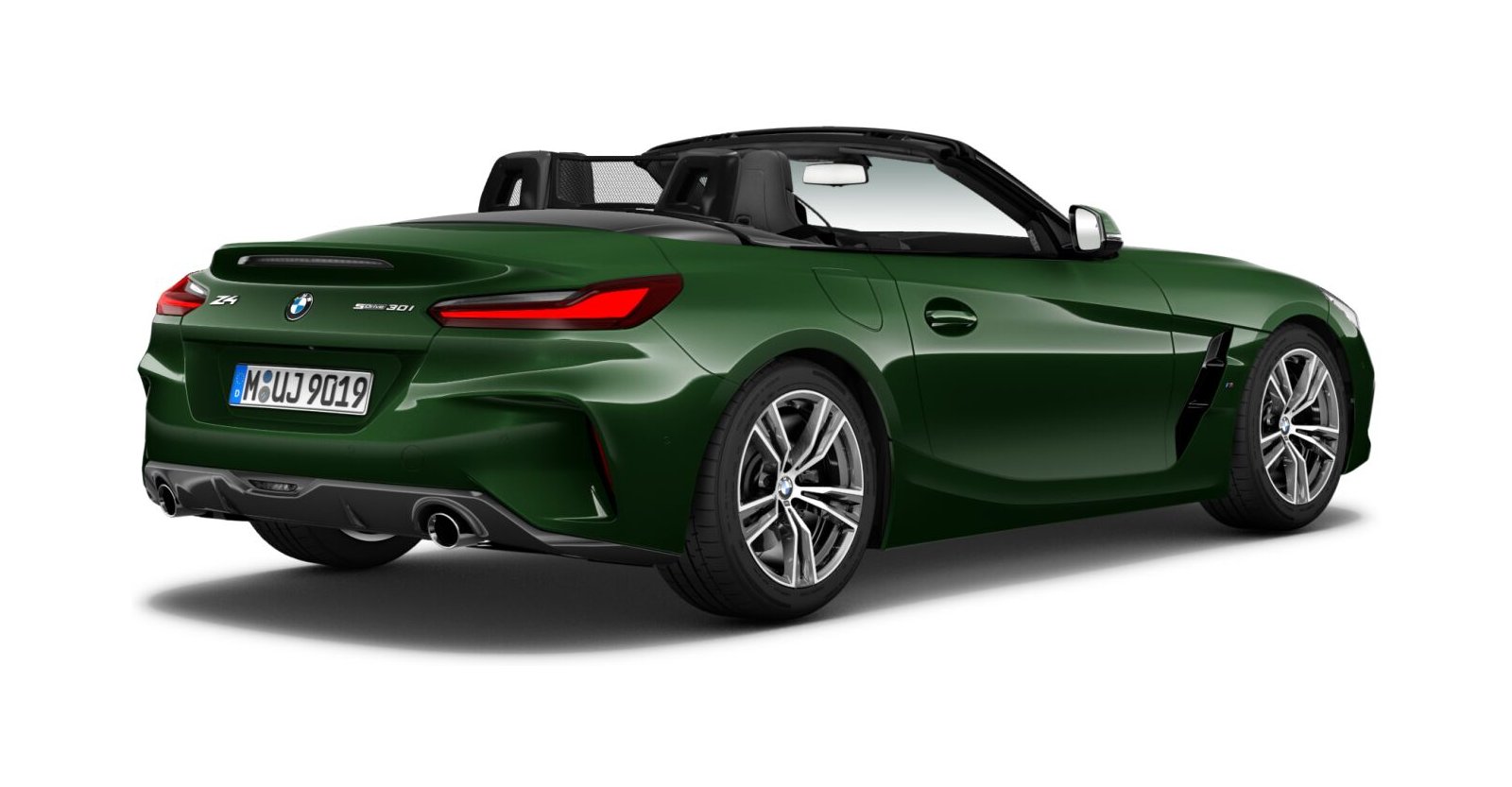 BMW BMW Z in Grün von hinten BMW BMW Z in Grün von hinten
