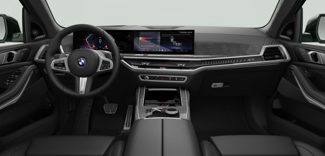 BMW BMW X im Innenraum von vorne