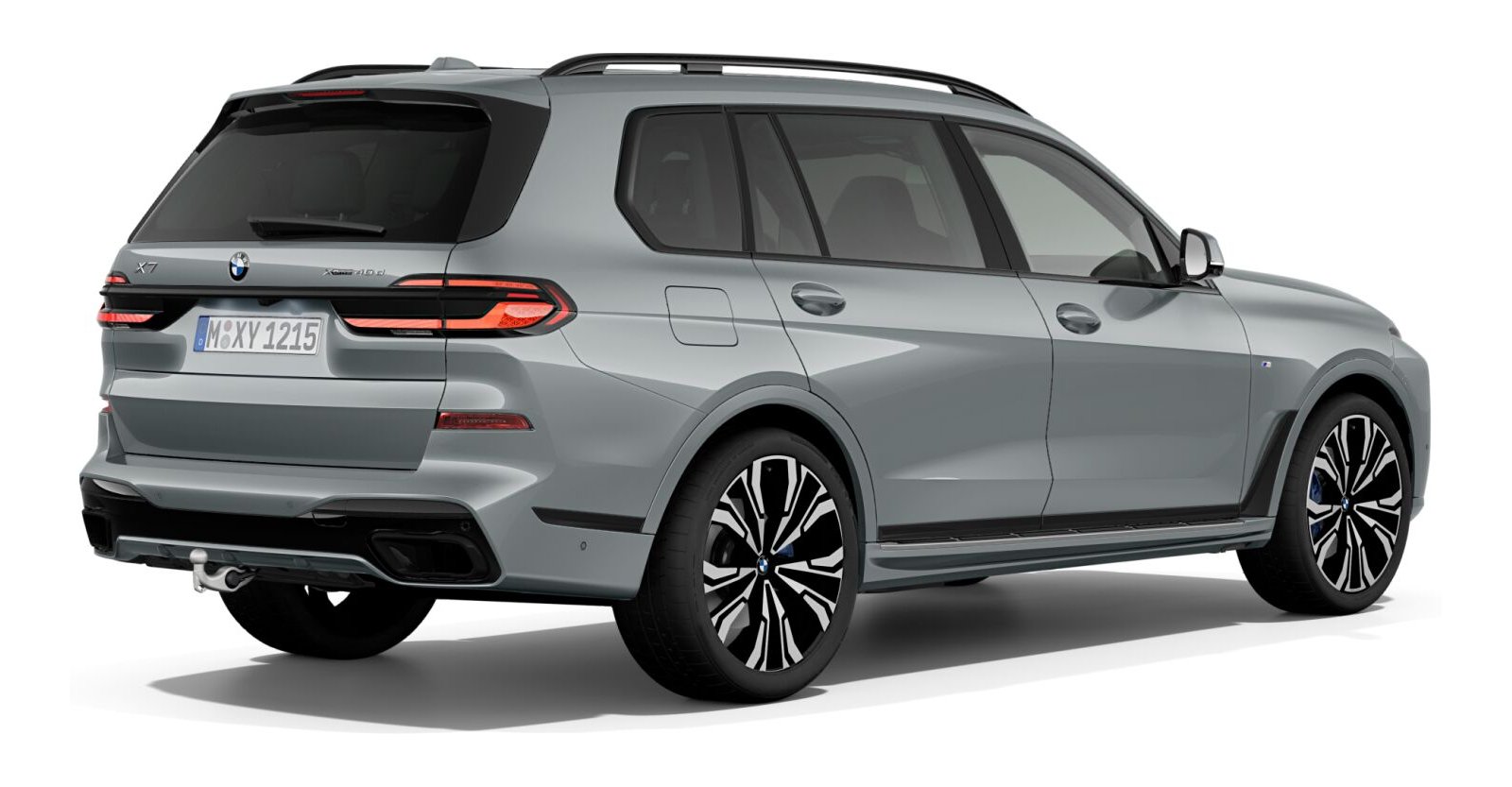 BMW BMW X in Grau von hinten BMW BMW X in Grau von hinten