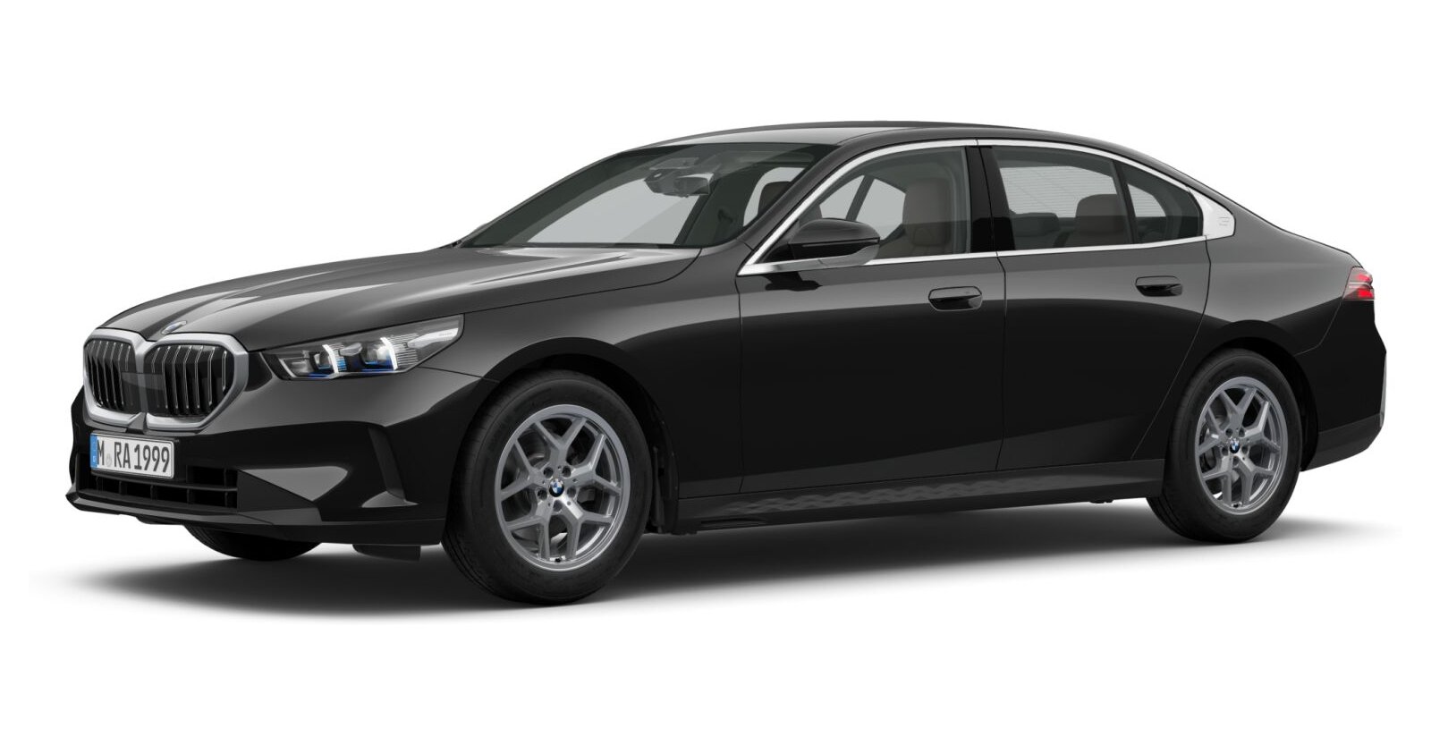 BMW BMW 5er in Schwarz von vorne BMW BMW 5er in Schwarz von vorne