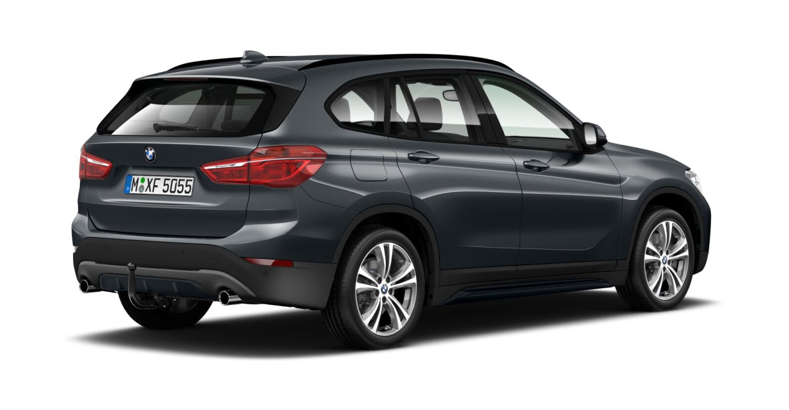 BMW BMW X in Grau von hinten BMW BMW X in Grau von hinten