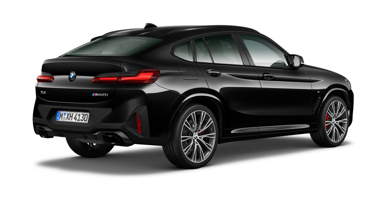 BMW BMW X in Schwarz von hinten BMW BMW X in Schwarz von hinten
