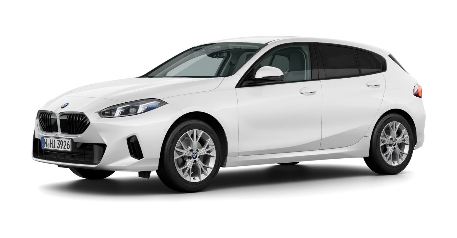 BMW BMW 1er in Weiß von vorne