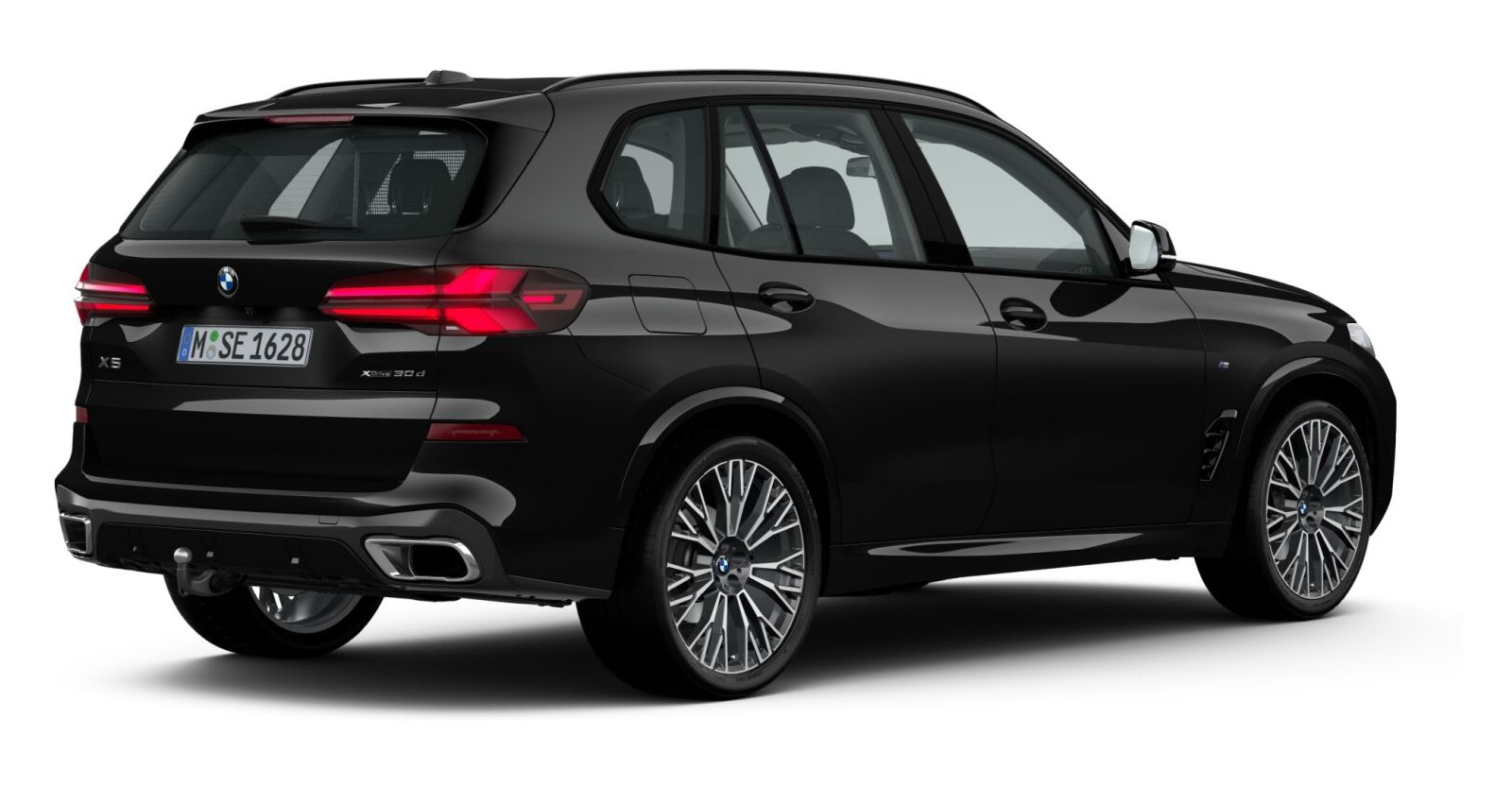 BMW BMW X in Schwarz von hinten BMW BMW X in Schwarz von hinten