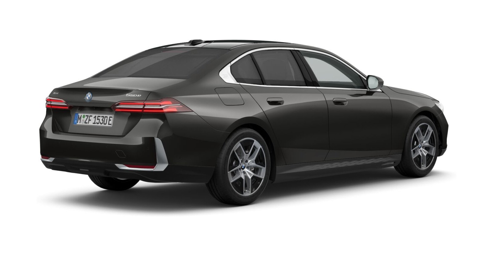 BMW BMW 5er in Grau von hinten BMW BMW 5er in Grau von hinten