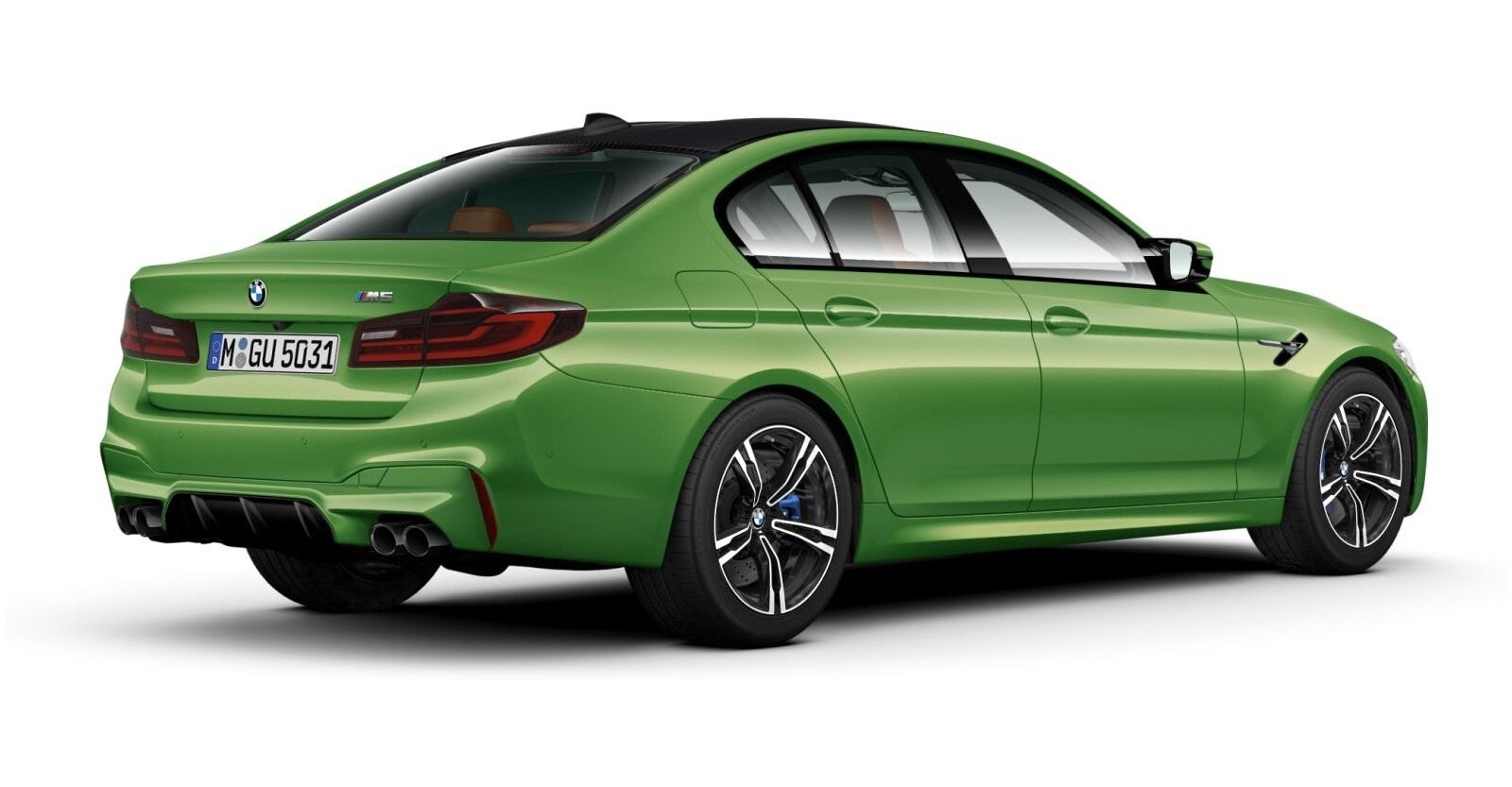BMW BMW M in Grün von hinten