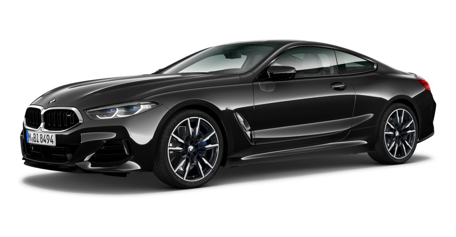 BMW BMW 8er in Schwarz von vorne BMW BMW 8er in Schwarz von vorne