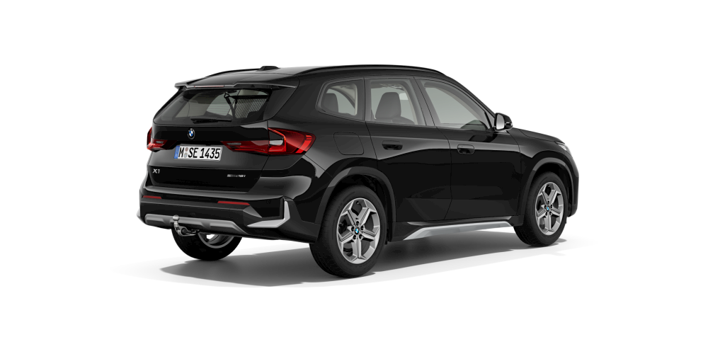 BMW BMW X in Schwarz von hinten