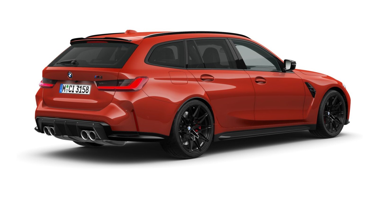 BMW BMW M in Rot von hinten