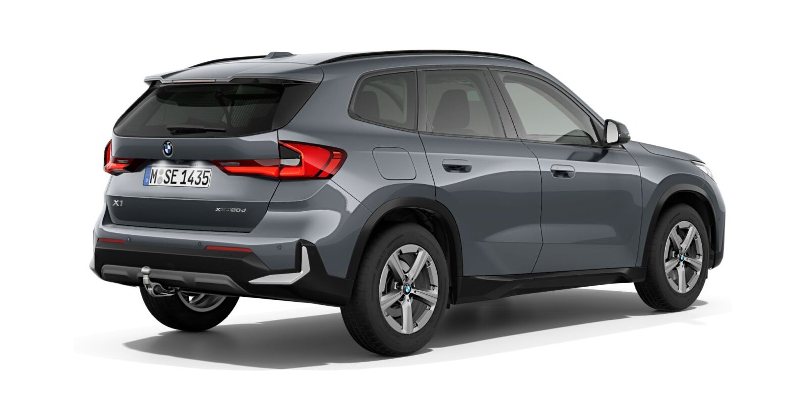 BMW BMW X in Grau von hinten
