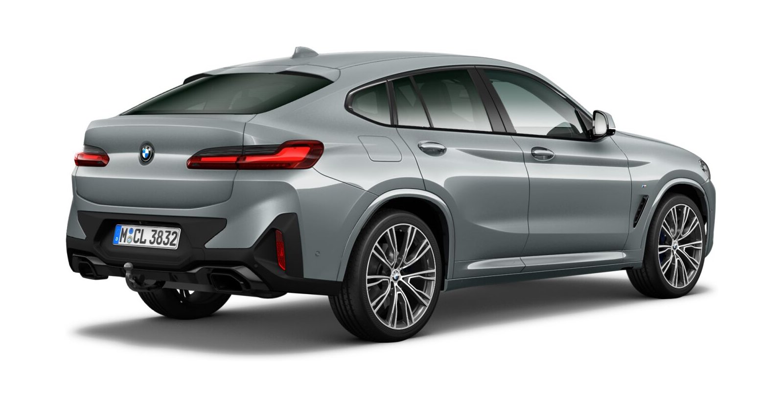 BMW BMW X in Grau von hinten