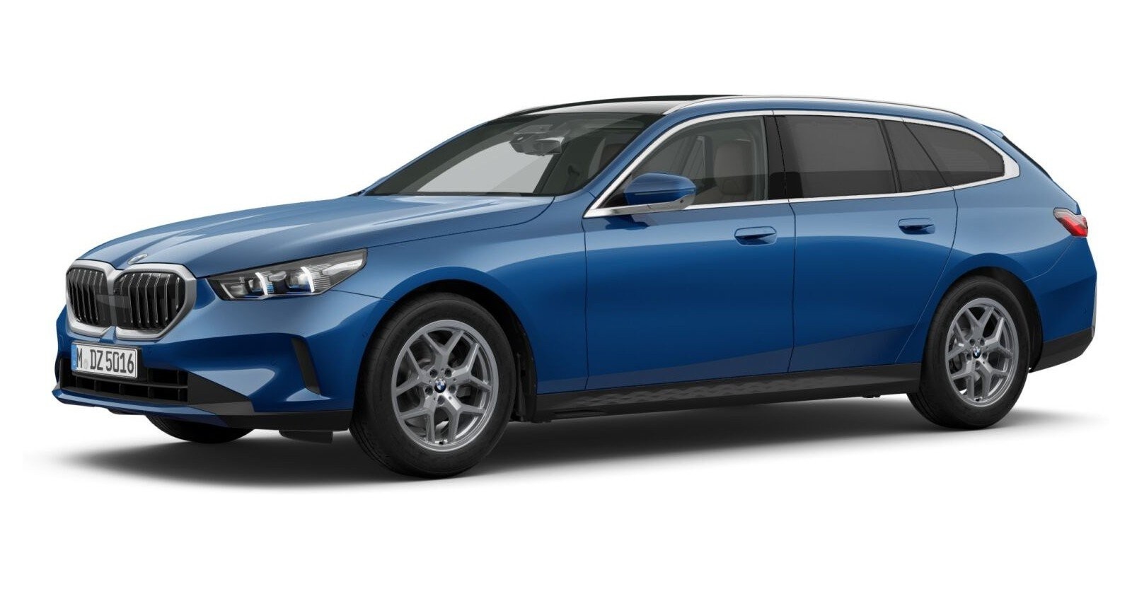 BMW BMW 5er in Blau von vorne BMW BMW 5er in Blau von vorne