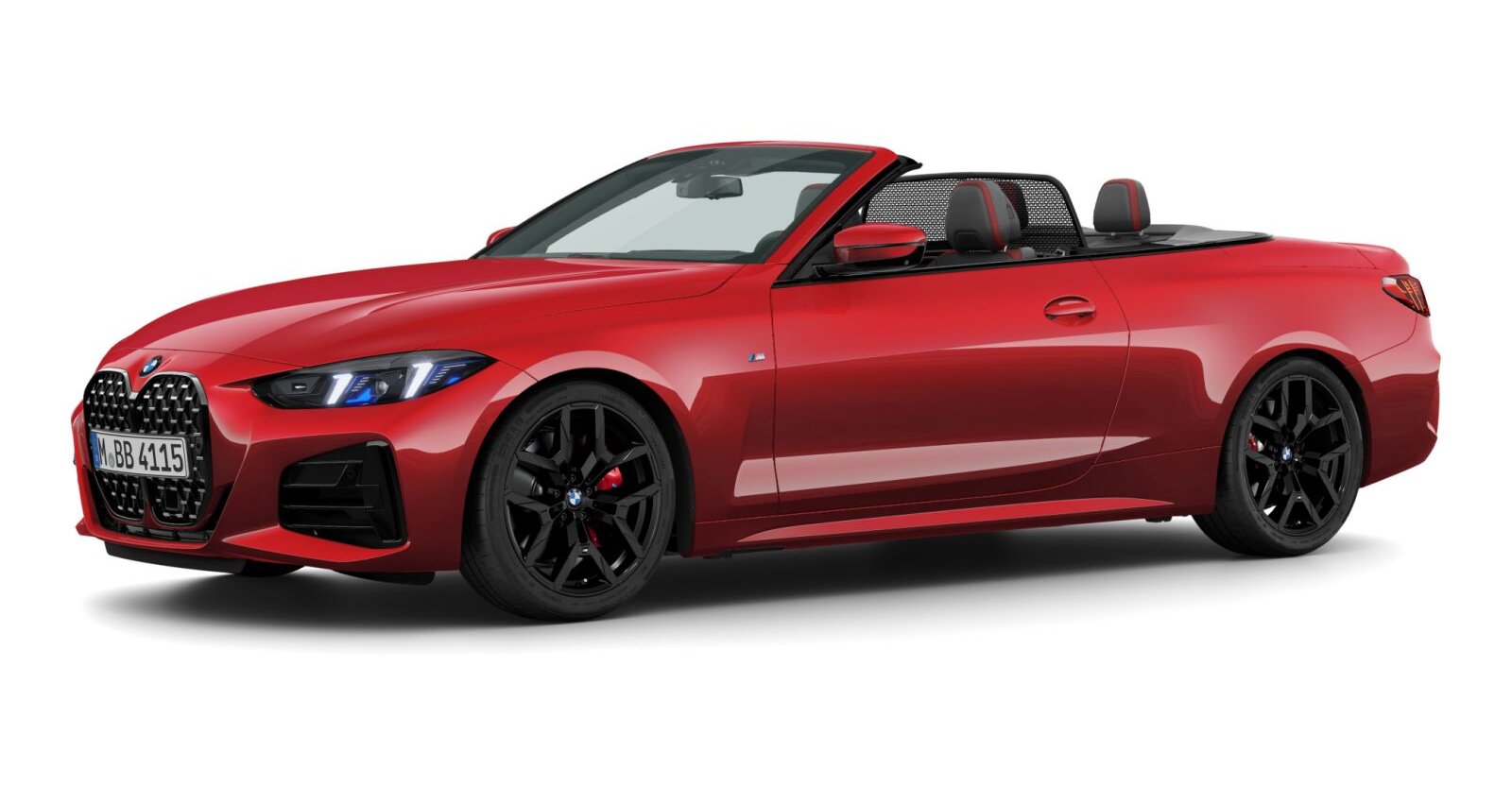 BMW BMW 4er in Rot von vorne
