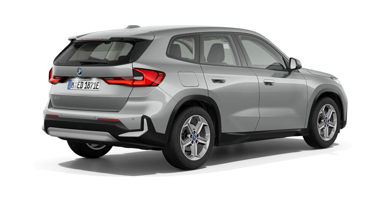 BMW BMW I in Grau von hinten