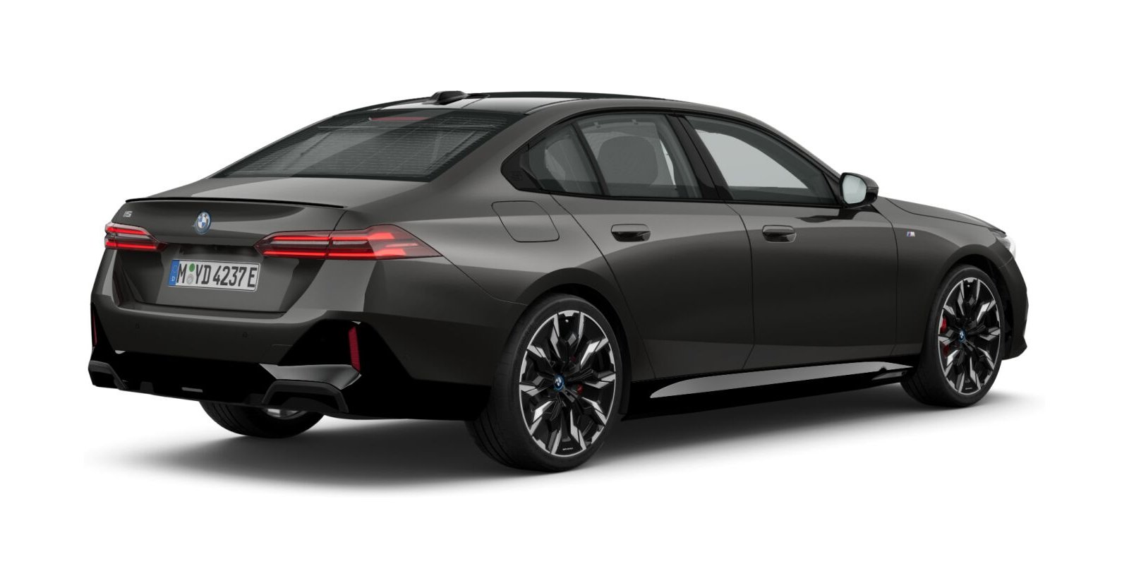 BMW BMW I in Grau von hinten BMW BMW I in Grau von hinten