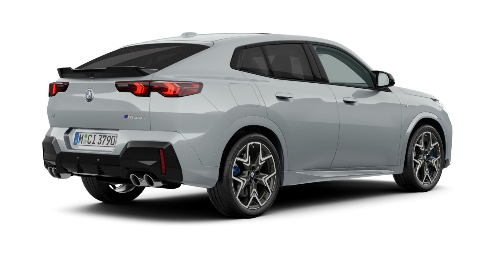 BMW BMW X in Grau von hinten