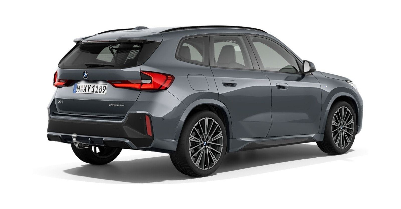 BMW BMW X in Grau von hinten BMW BMW X in Grau von hinten