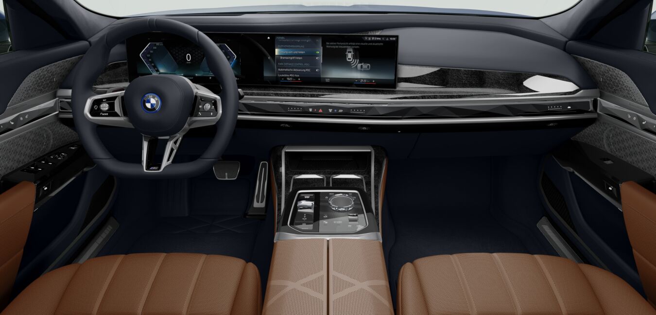 BMW BMW I im Innenraum von vorne